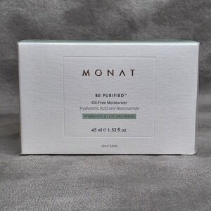 MONAT Be Purified Oil-Free Moisturizer w/Hyaluronic Acid 1.52 oz NEW & Sealed